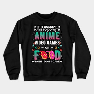 Anime and Video Games Lovers Crewneck Sweatshirt